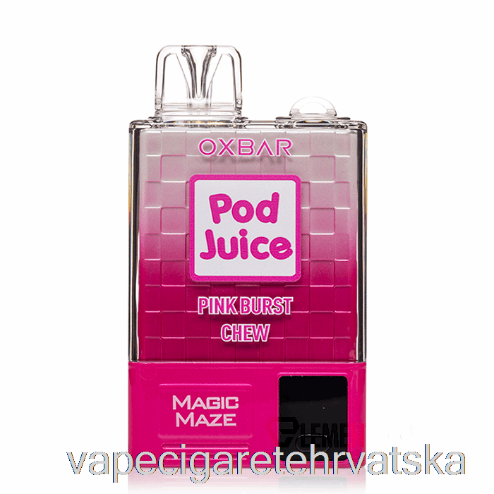 Vape Hrvatska Oxbar Magic Maze Pro 10000 Disposable Pink Burst Chew - Mah Juice